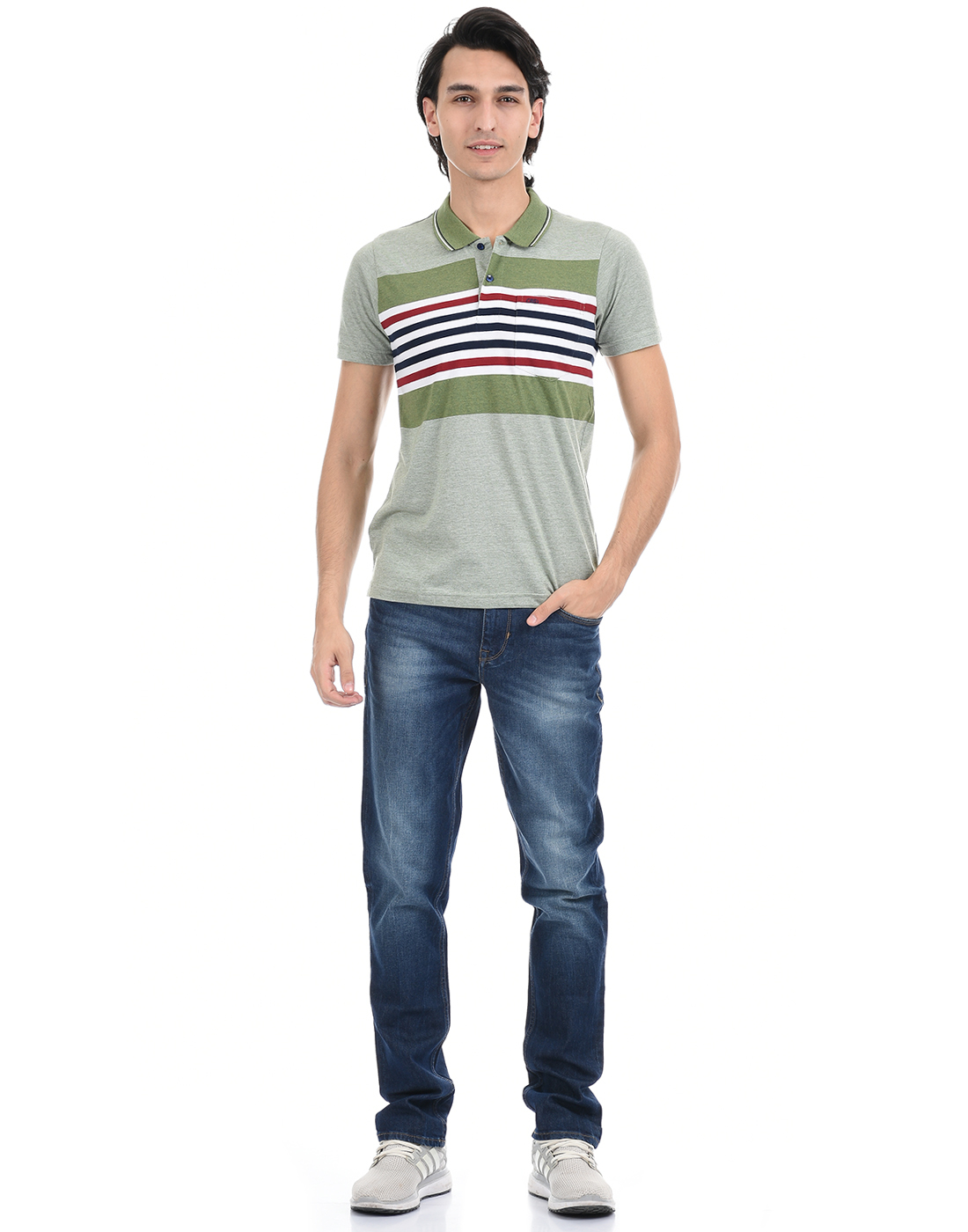 Cloak & Decker by Monte Carlo Men Green Polo Tshirt